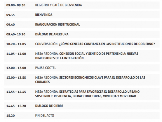 Horario foro buenos aires