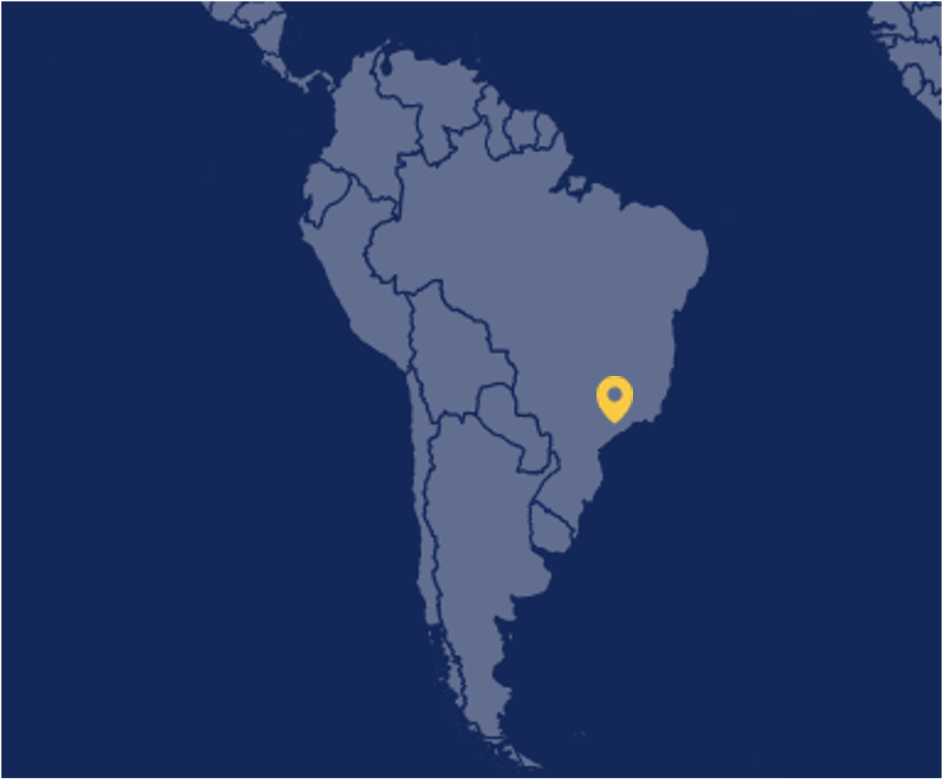 mapa-sao-paulo Mapa de localización de São Paulo